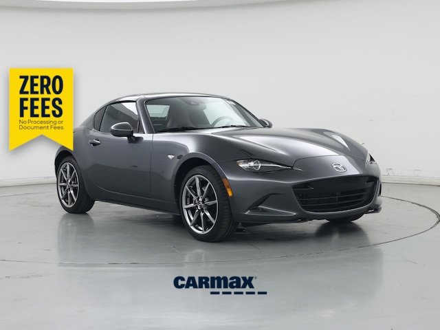 Gray 2023 Mazda MX-5 Miata Convertible Rear-Wheel Drive Automatic