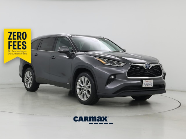 Gray 2023 Toyota Highlander Hybrid SUV / Crossover All-Wheel Drive Automatic