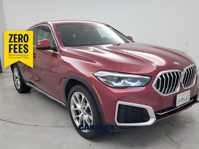 Red 2022 BMW X6 SUV / Crossover All-Wheel Drive Automatic