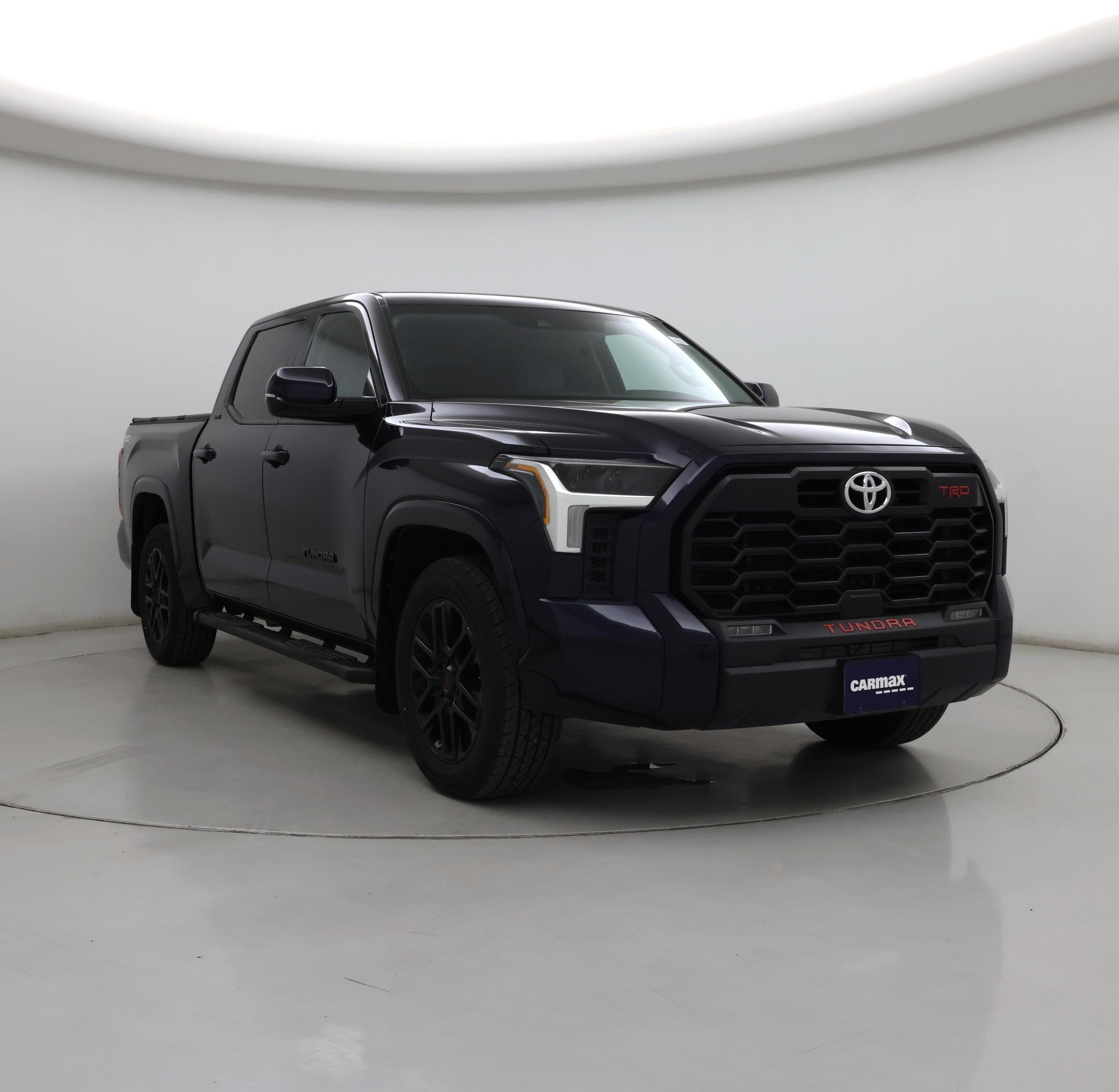 Blue 2023 Toyota Tundra Pickup Truck Four-Wheel Drive Automatic