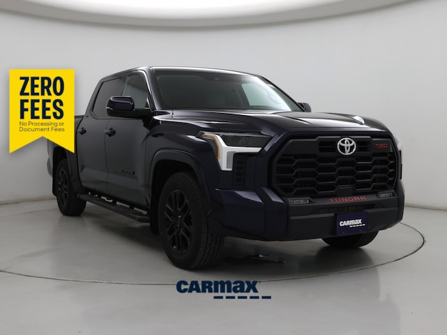 Blue 2023 Toyota Tundra Pickup Truck Four-Wheel Drive Automatic