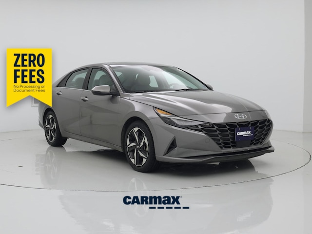 Gray 2022 Hyundai Elantra Hybrid Sedan Front-Wheel Drive Automatic