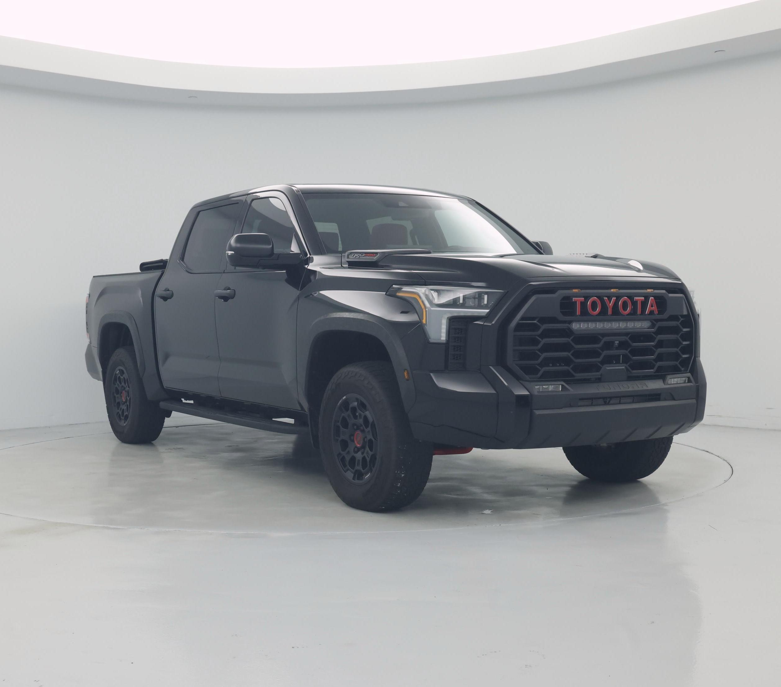 Black 2025 Toyota Tundra Hybrid Pickup Truck Four-Wheel Drive Automatic