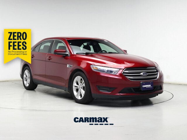 Red 2015 Ford Taurus Sedan All-Wheel Drive Automatic