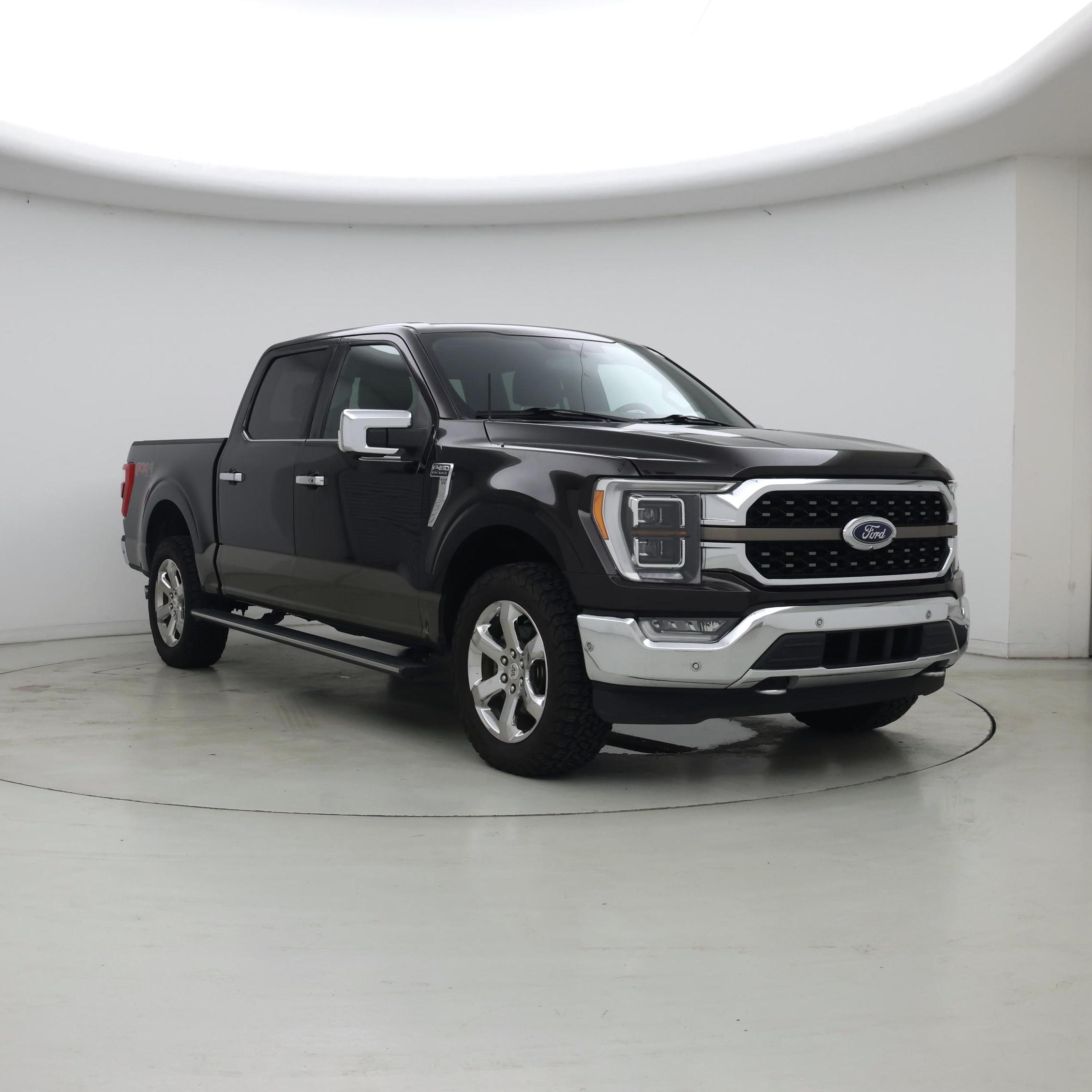 Brown 2021 Ford F-150 Pickup Truck Four-Wheel Drive Automatic
