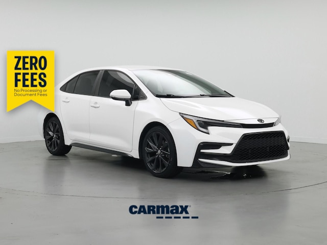 White 2023 Toyota Corolla Sedan Front-Wheel Drive Automatic