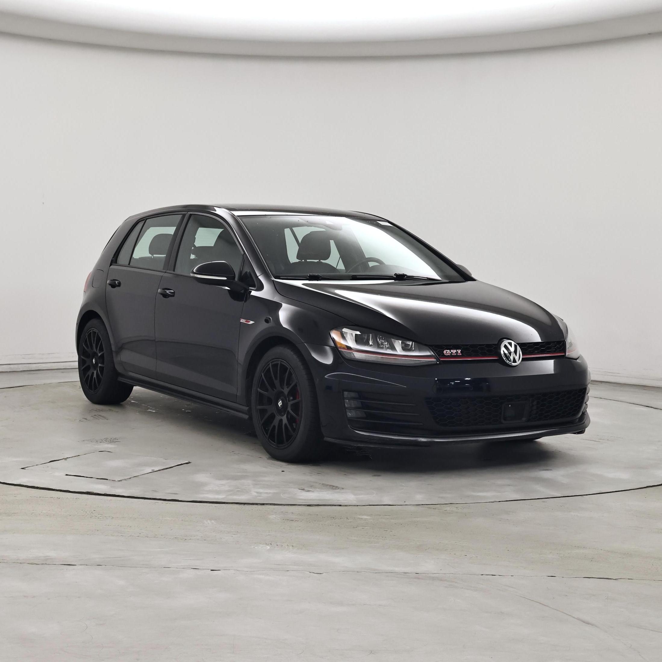Black 2017 Volkswagen Golf GTI Hatchback Front-Wheel Drive Automatic