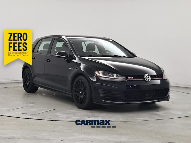 Black 2017 Volkswagen Golf GTI Hatchback Front-Wheel Drive Automatic