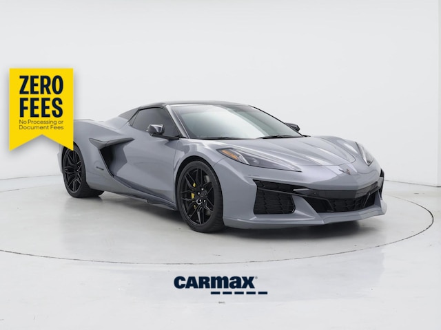 Gray 2025 Chevrolet Corvette Convertible Rear-Wheel Drive Automatic
