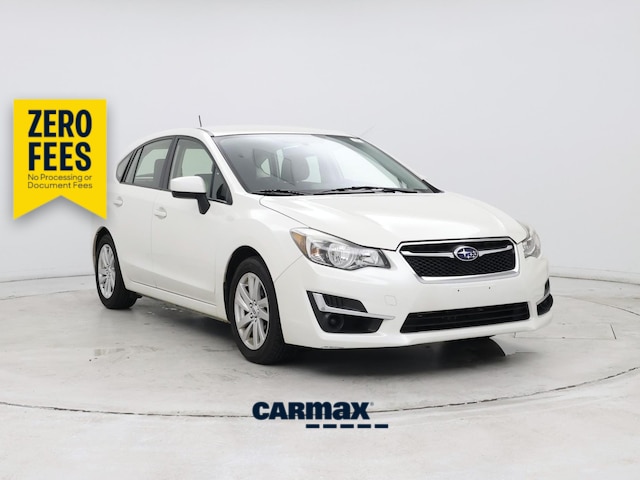 White 2015 Subaru Impreza Hatchback All-Wheel Drive Automatic