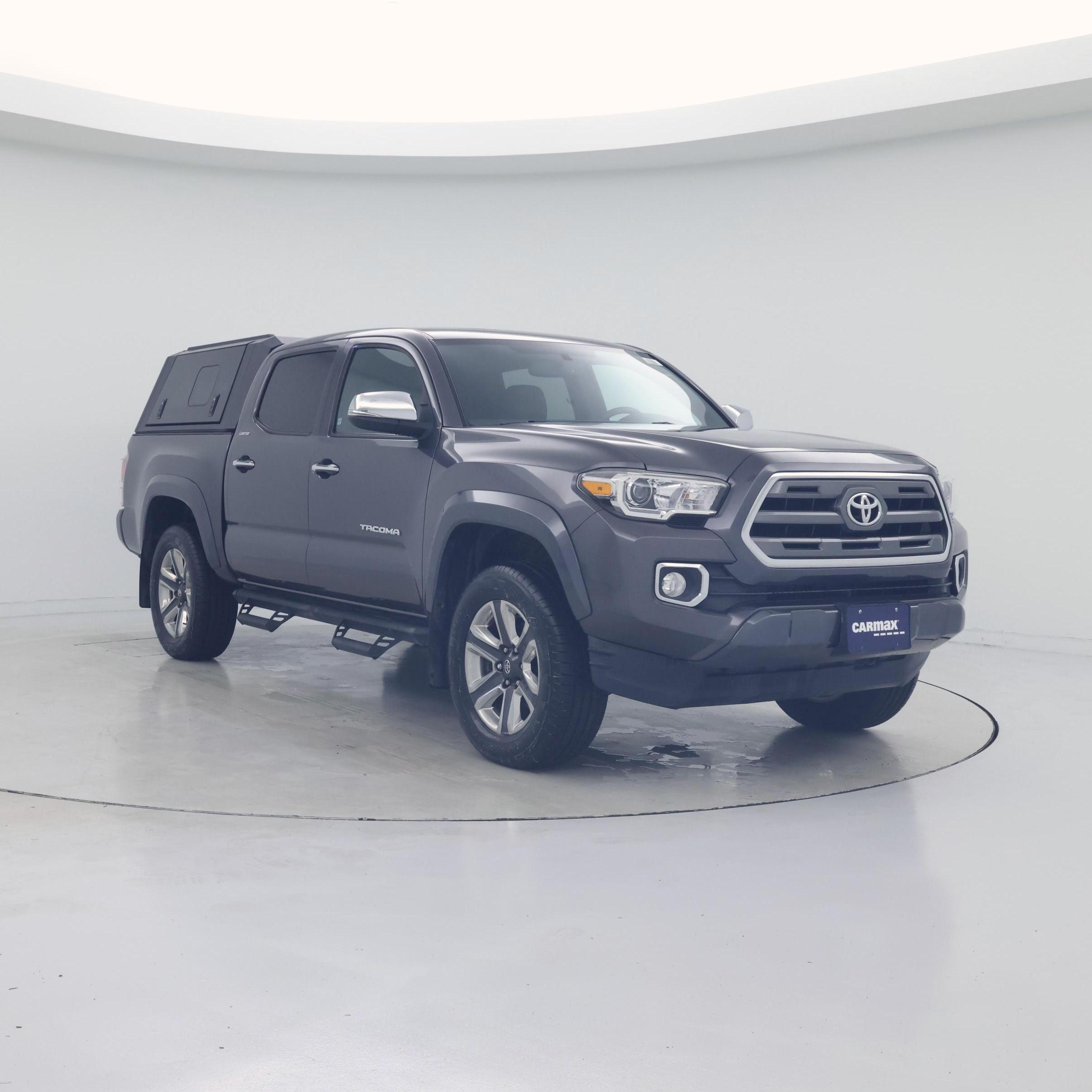 Gray 2017 Toyota Tacoma Pickup Truck Four-Wheel Drive Automatic