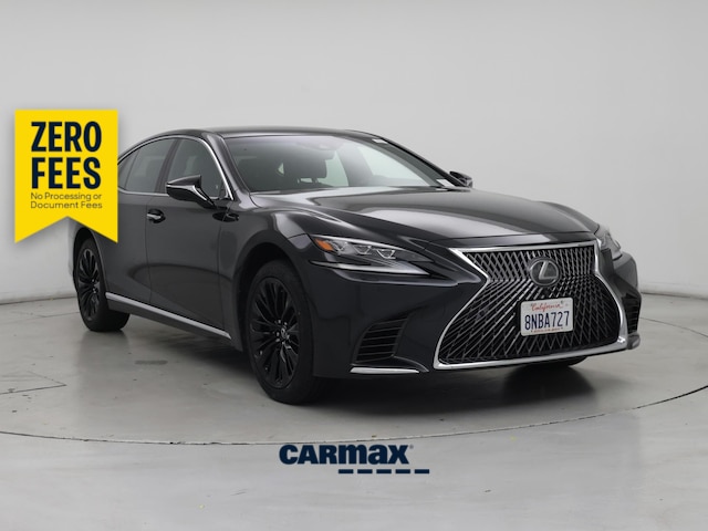 Black 2019 Lexus LS Sedan Rear-Wheel Drive Automatic