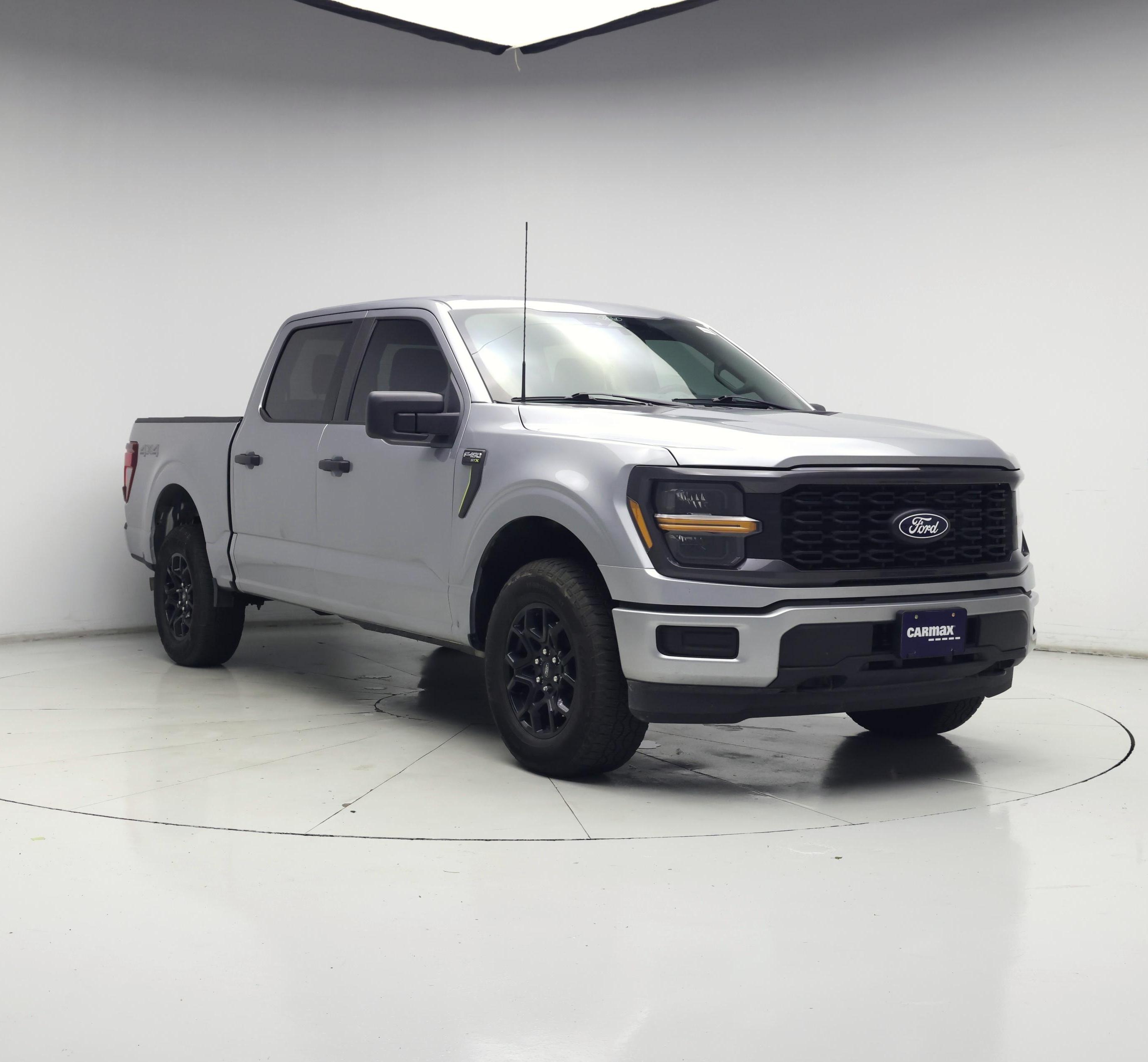 Silver 2025 Ford F-150 Pickup Truck Four-Wheel Drive Automatic