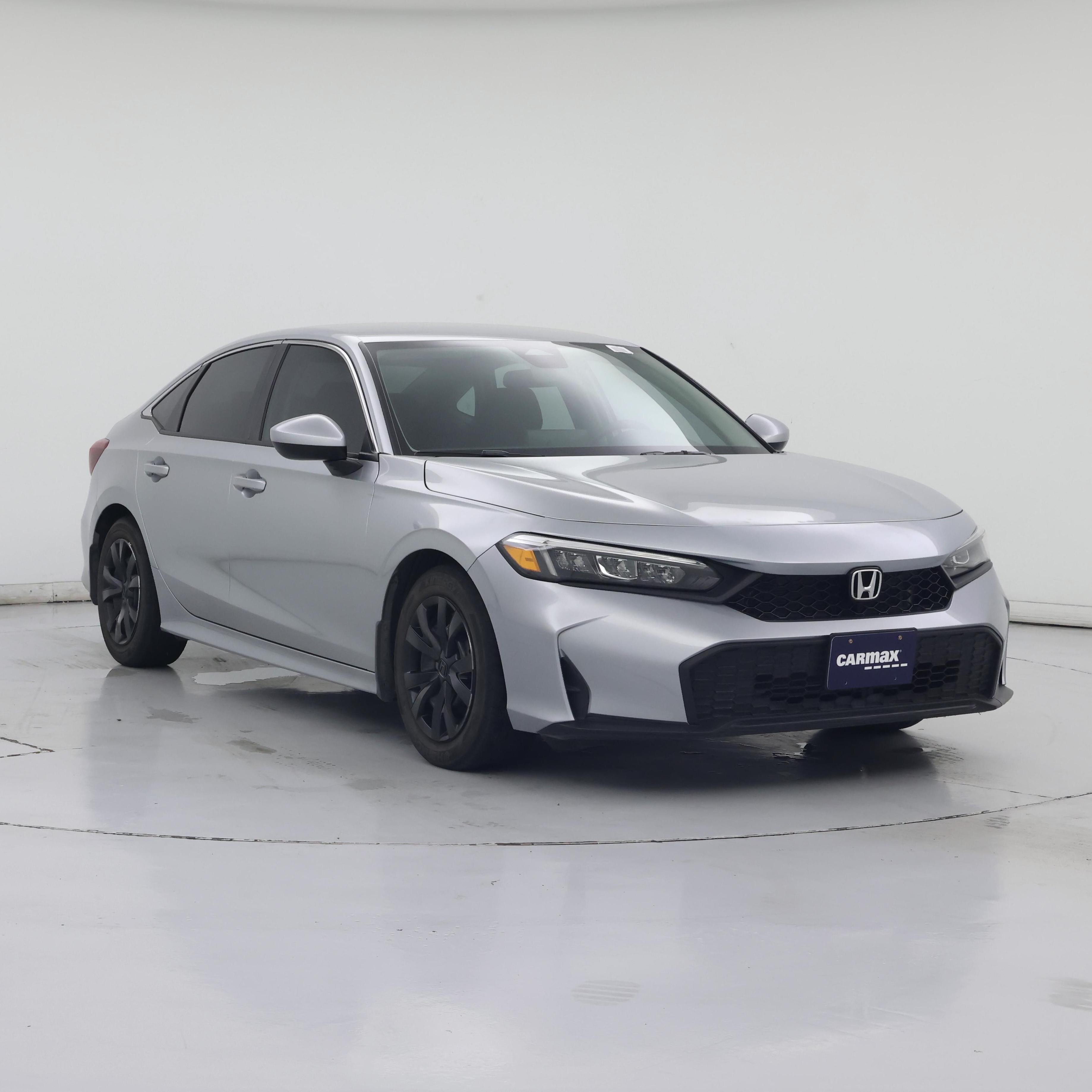 Silver 2025 Honda Civic Sedan Front-Wheel Drive Automatic