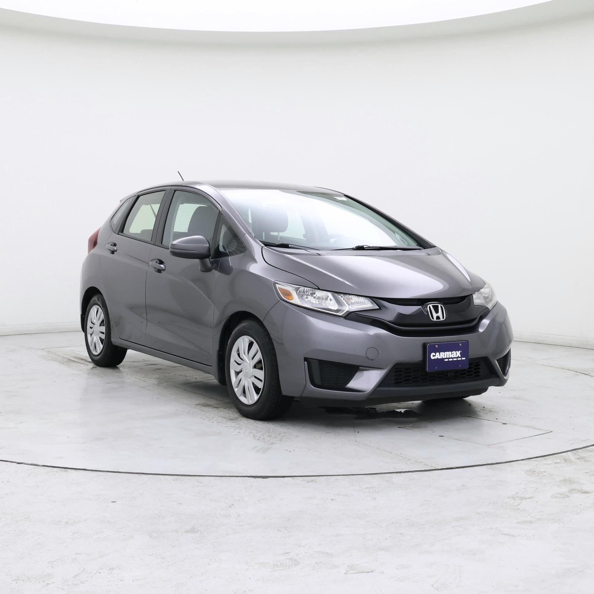 Gray 2016 Honda Fit Hatchback Front-Wheel Drive Automatic