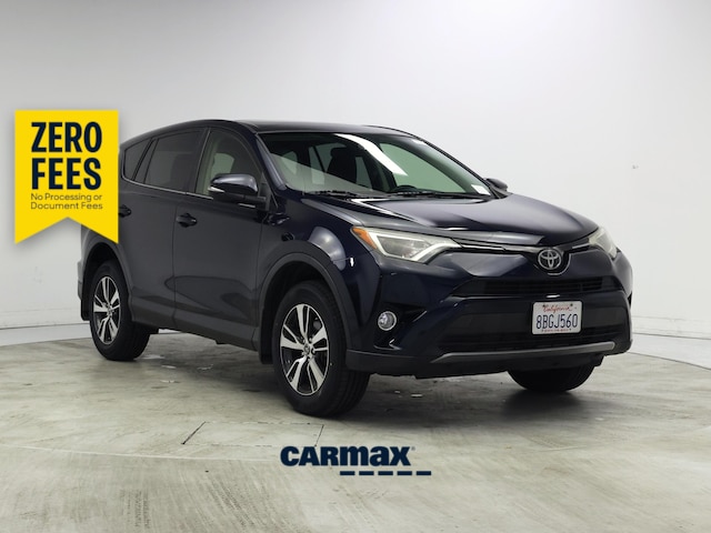 Blue 2018 Toyota RAV4 SUV / Crossover Front-Wheel Drive Automatic