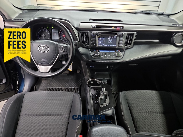 Blue 2018 Toyota RAV4 SUV / Crossover Front-Wheel Drive Automatic