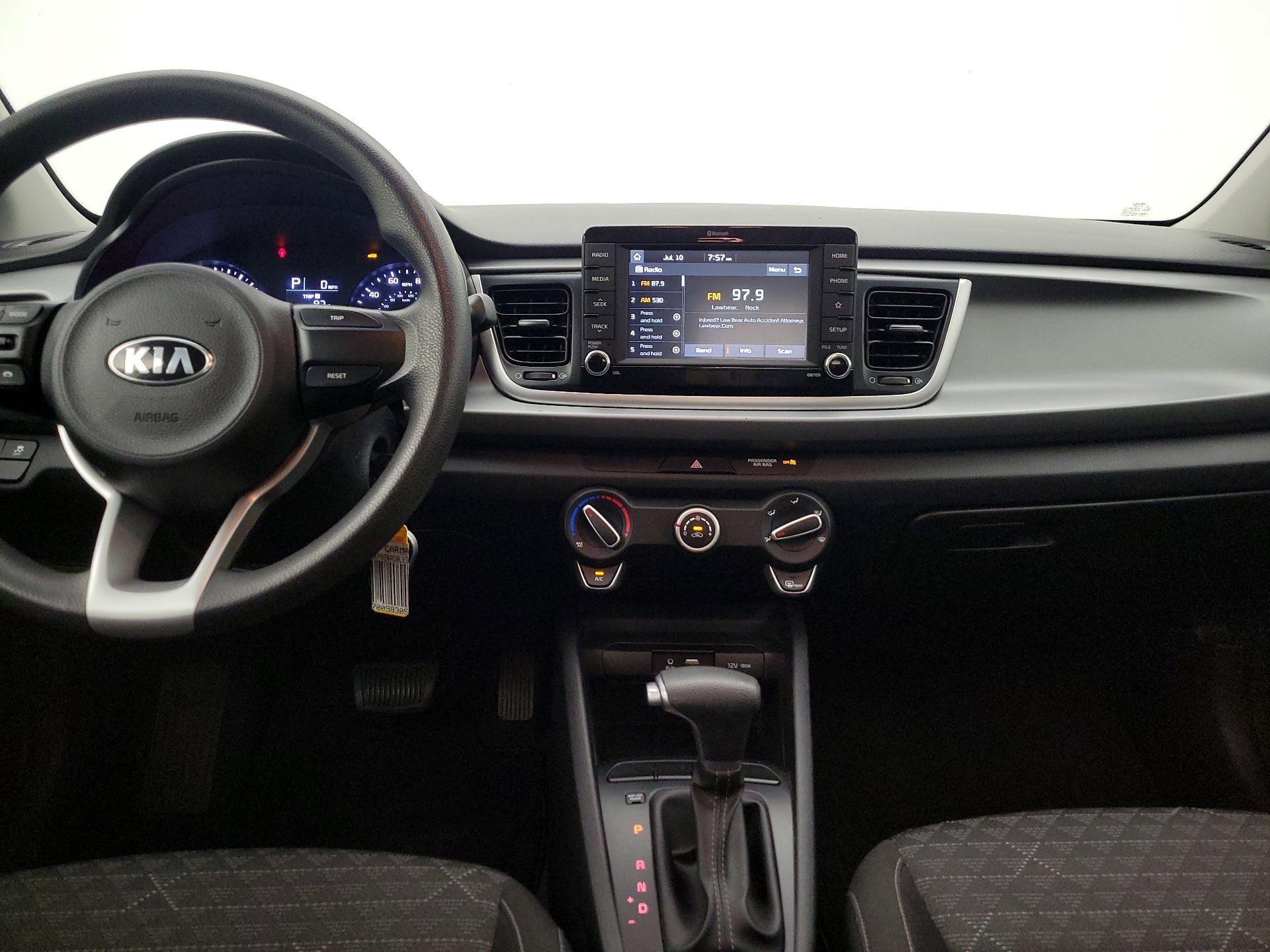 White 2020 Kia Rio Sedan Front-Wheel Drive Automatic