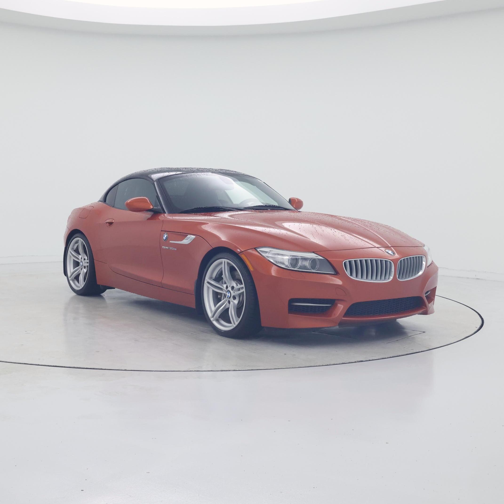 Orange 2014 BMW Z4 Convertible Rear-Wheel Drive Automatic