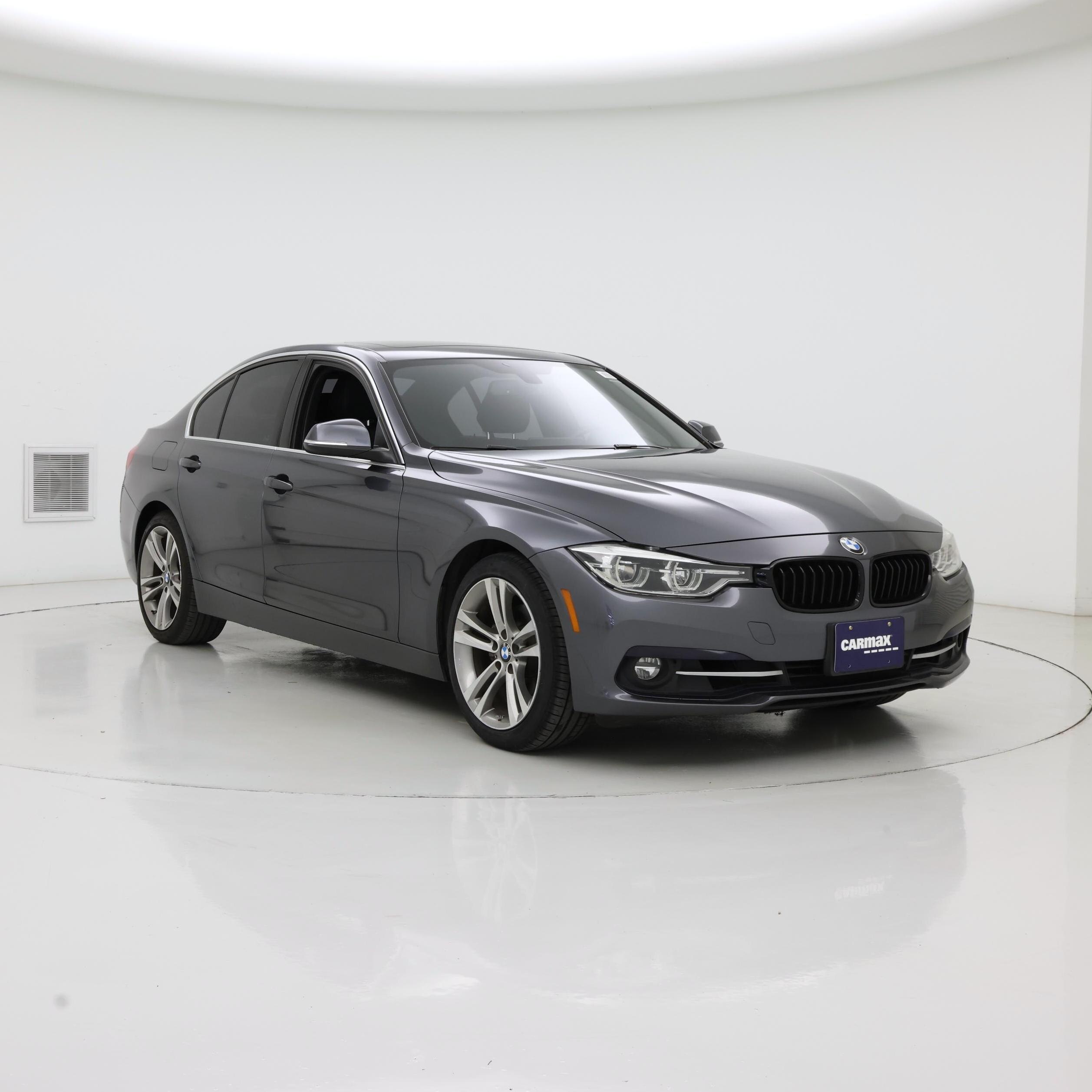Gray 2018 BMW 3 Series Sedan Rear-Wheel Drive Automatic