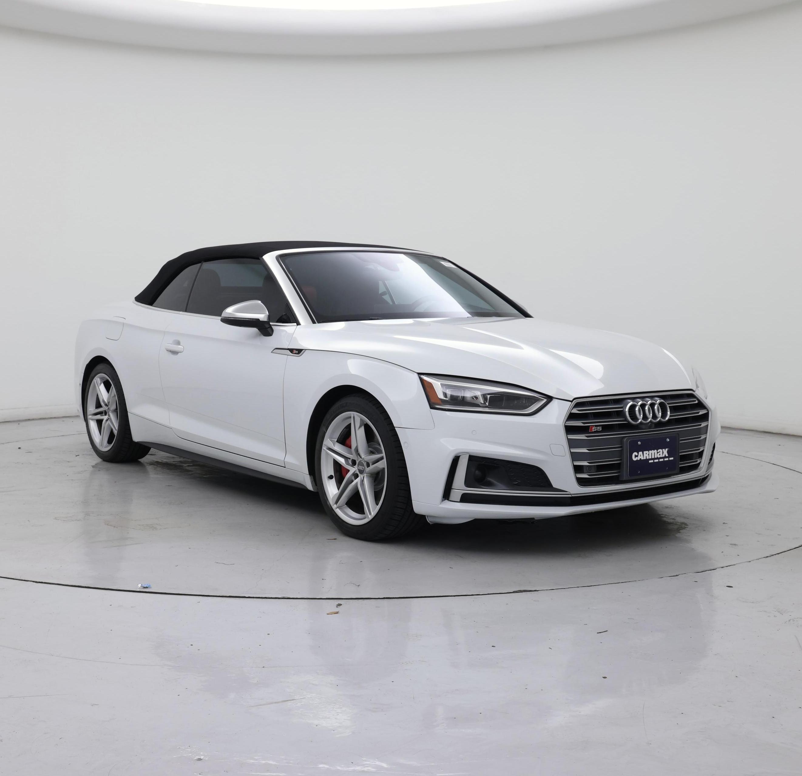 White 2019 Audi S5 Convertible All-Wheel Drive Automatic