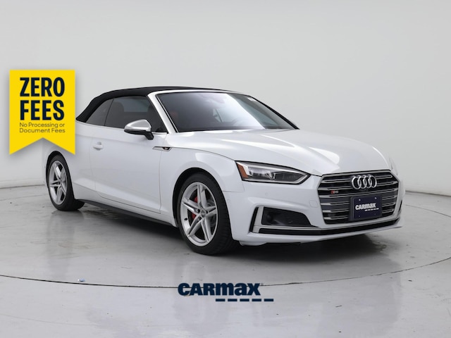 White 2019 Audi S5 Convertible All-Wheel Drive Automatic