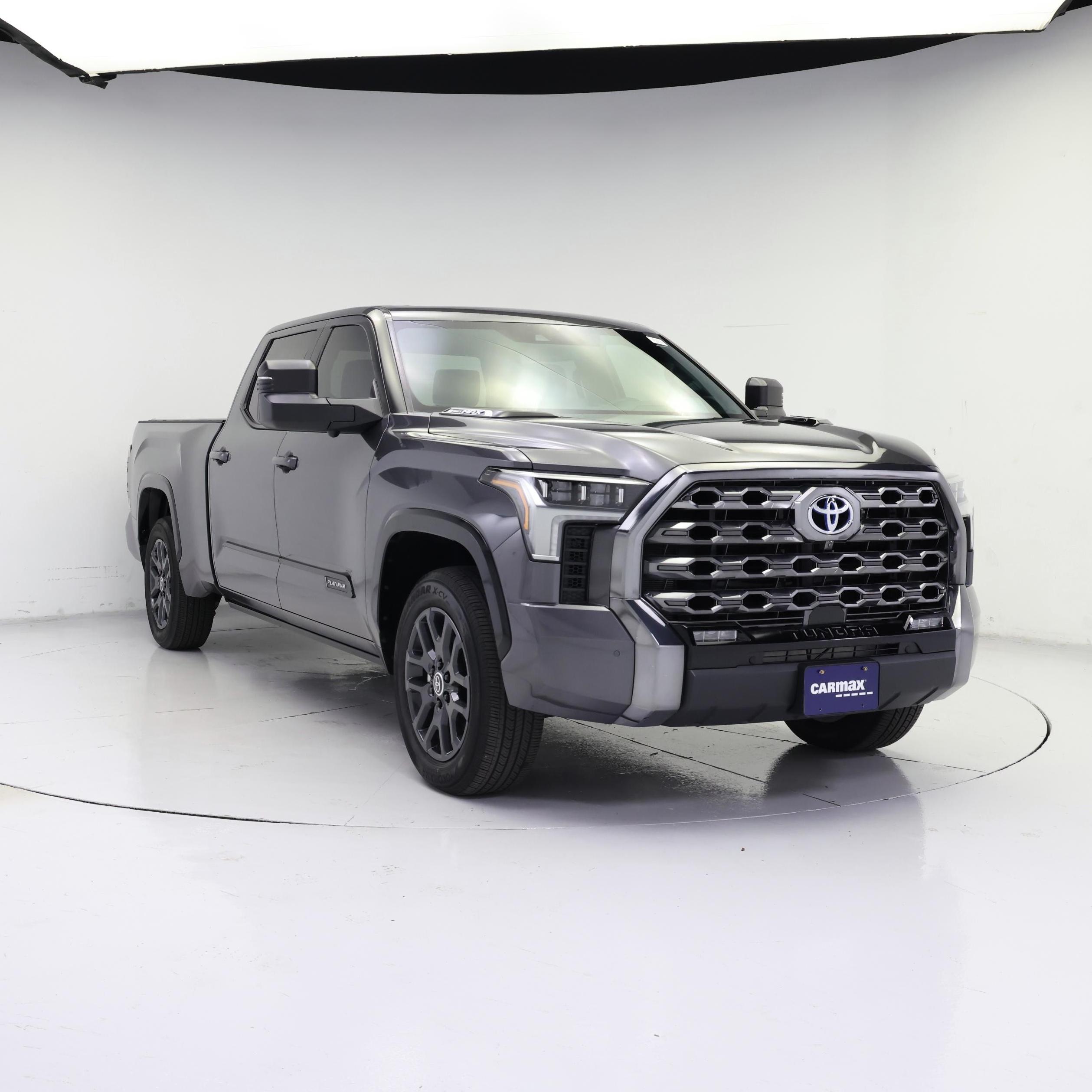 Gray 2024 Toyota Tundra Hybrid Pickup Truck Four-Wheel Drive Automatic