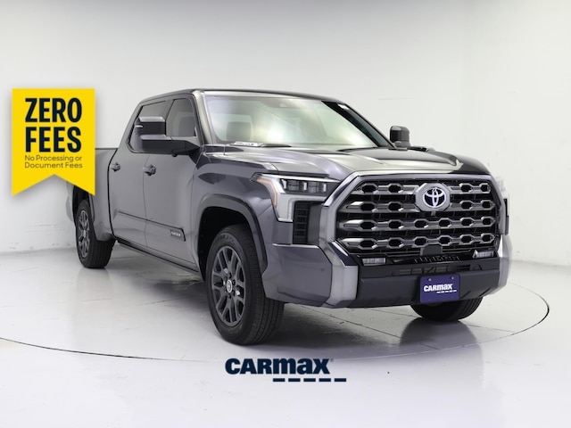 Gray 2024 Toyota Tundra Hybrid Pickup Truck Four-Wheel Drive Automatic