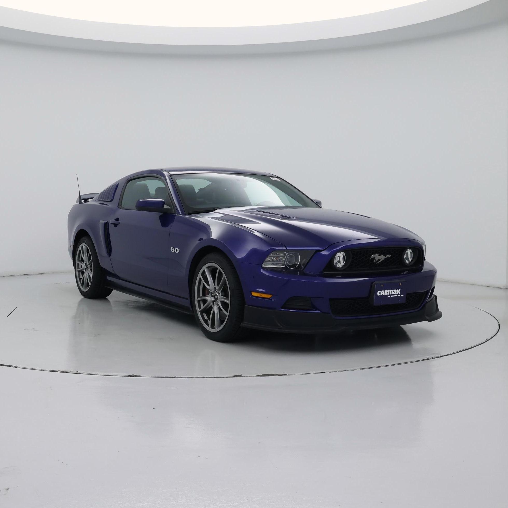 Blue 2014 Ford Mustang Coupe Rear-Wheel Drive Manual