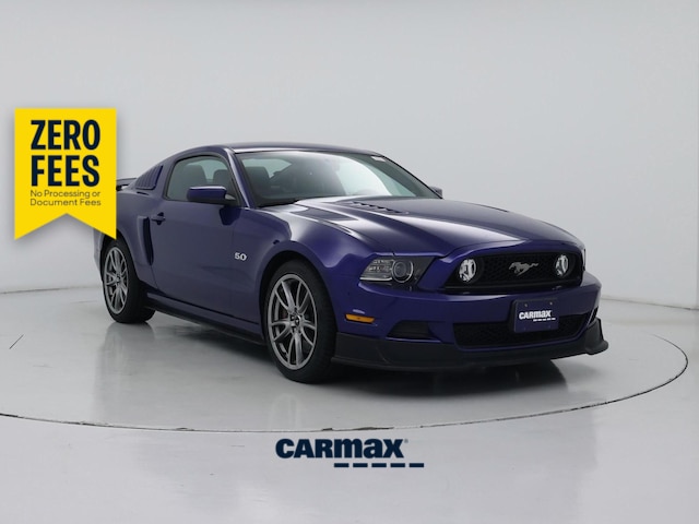 Blue 2014 Ford Mustang Coupe Rear-Wheel Drive Manual