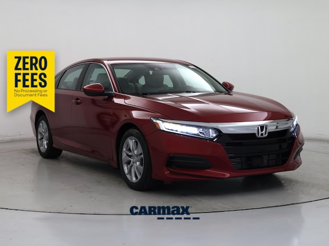 Red 2018 Honda Accord Sedan Front-Wheel Drive Automatic