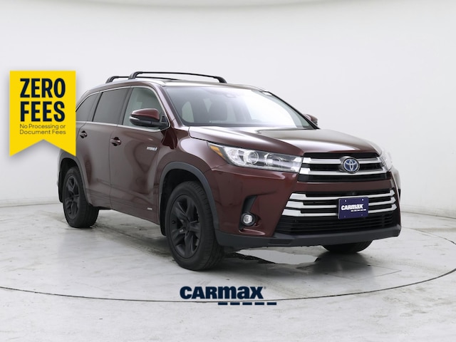 Red (Burgundy) 2019 Toyota Highlander Hybrid SUV / Crossover All-Wheel Drive Automatic