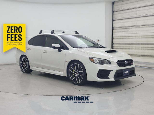 White 2021 Subaru WRX STI Sedan All-Wheel Drive Manual