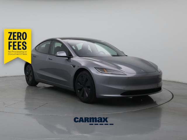 Gray 2024 Tesla Model 3 Sedan All-Wheel Drive Automatic