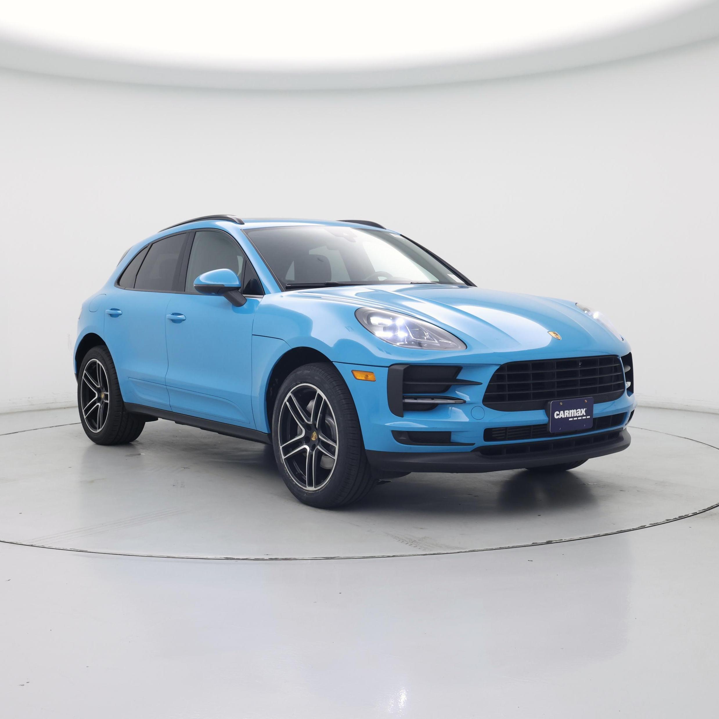 Blue 2021 Porsche Macan SUV / Crossover All-Wheel Drive Automatic