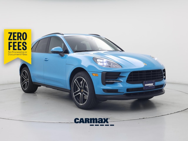Blue 2021 Porsche Macan SUV / Crossover All-Wheel Drive Automatic