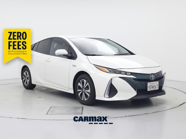 White 2019 Toyota Prius Prime Hatchback Front-Wheel Drive Automatic