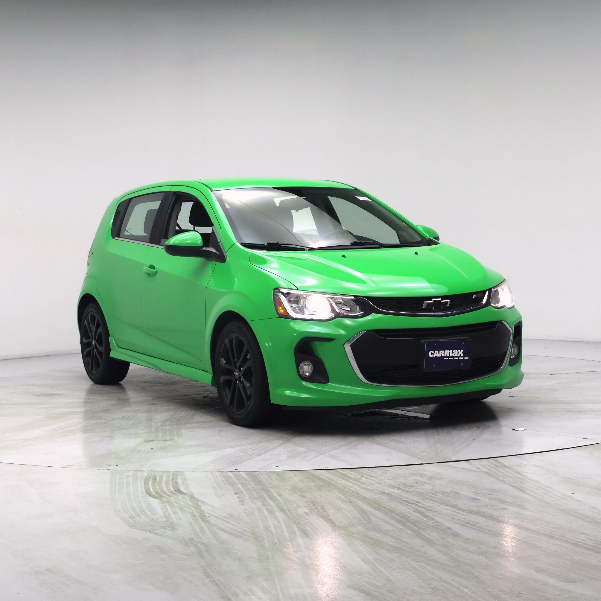 Green 2017 Chevrolet Sonic Hatchback Front-Wheel Drive Automatic
