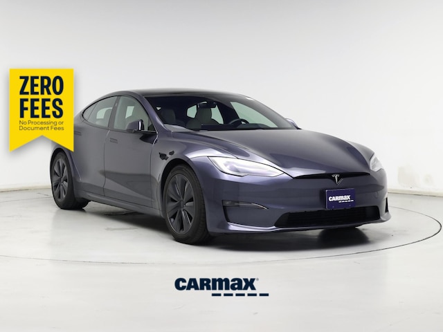 Gray 2021 Tesla Model S Sedan All-Wheel Drive Automatic