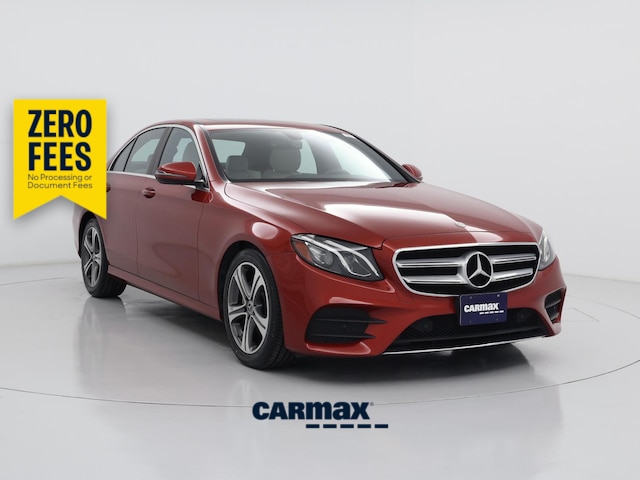 Red 2019 Mercedes-Benz E-Class Sedan Rear-Wheel Drive Automatic