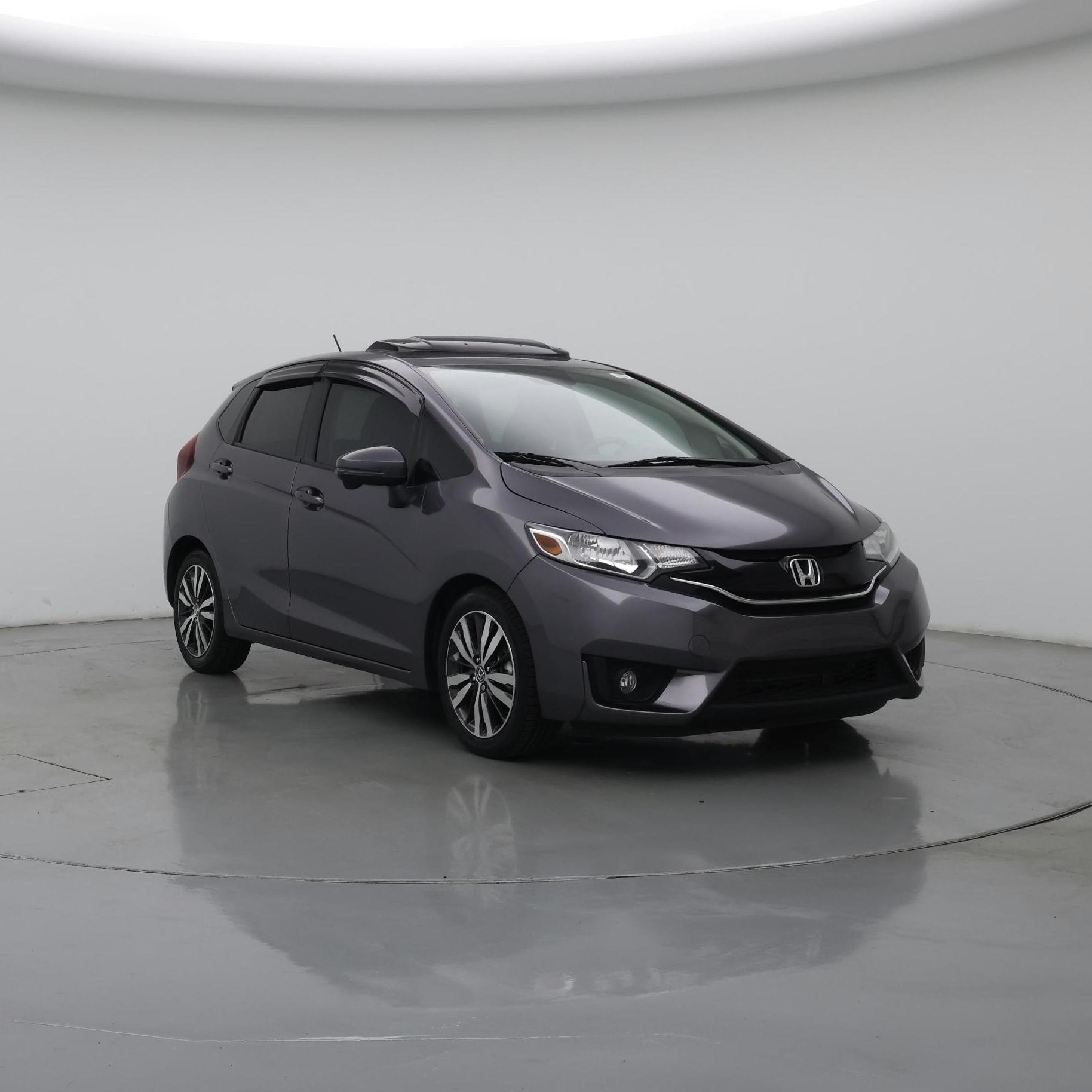 Silver 2015 Honda Fit Hatchback Front-Wheel Drive Automatic