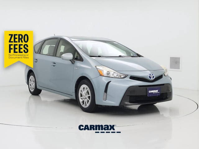 Blue 2016 Toyota Prius v Wagon Front-Wheel Drive Automatic