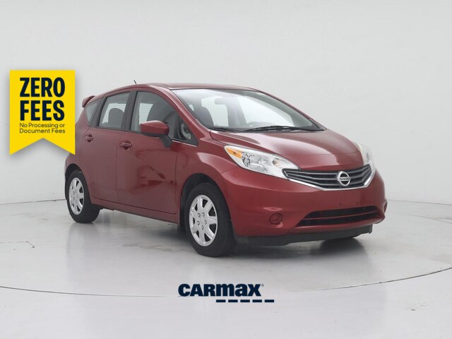 Red 2015 Nissan Versa Note Hatchback Front-Wheel Drive Manual