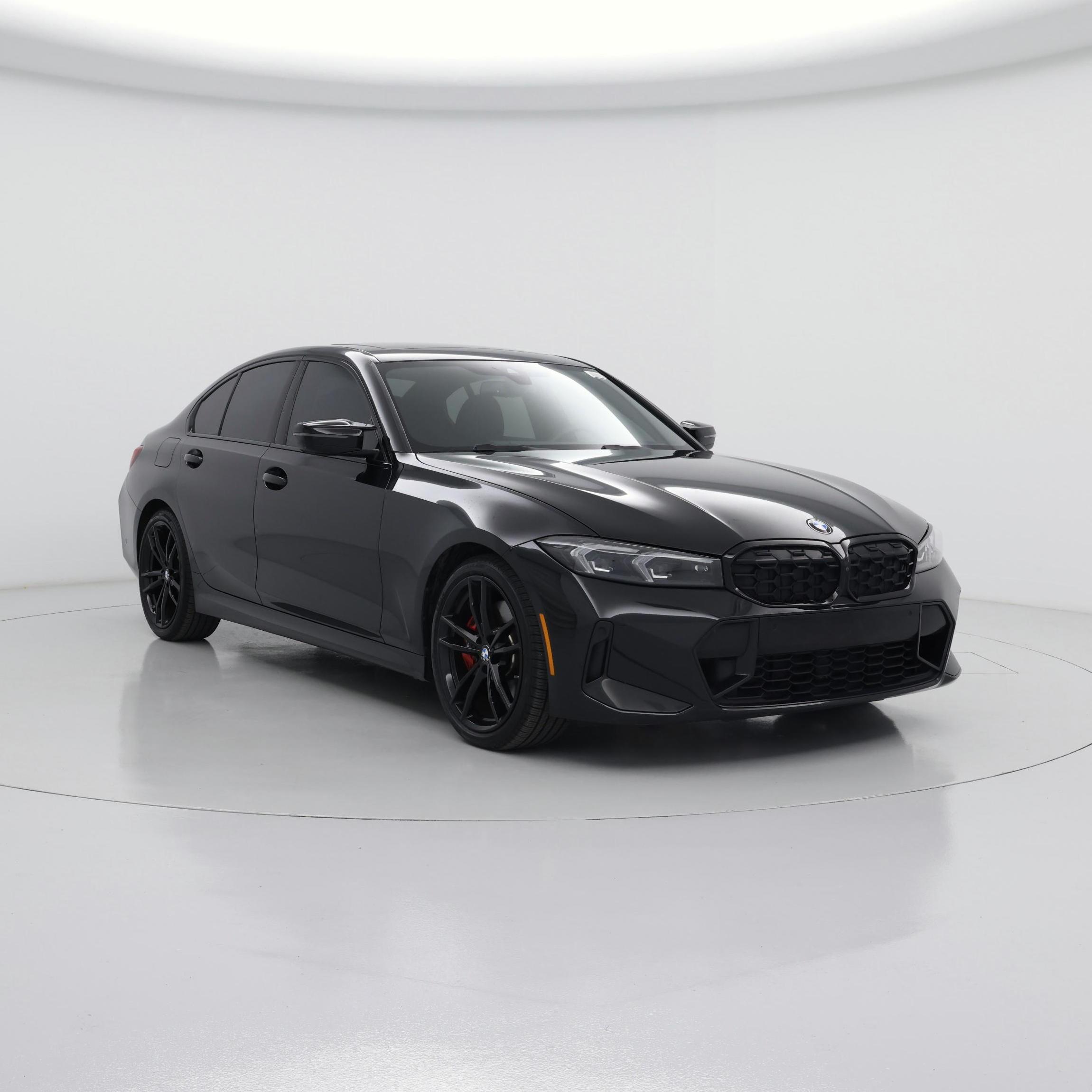 Black 2023 BMW 3 Series Sedan All-Wheel Drive Automatic