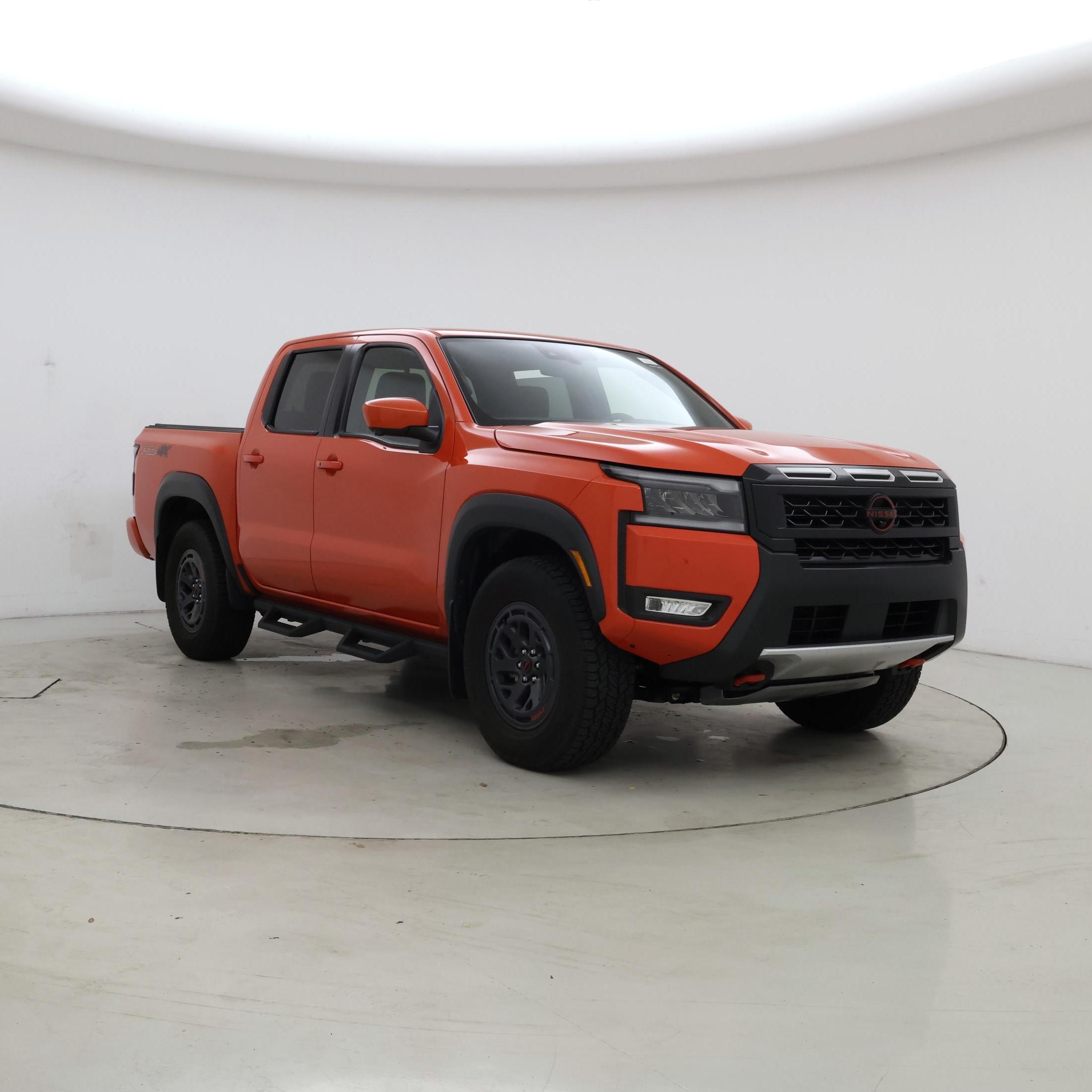 Orange 2026 Nissan Frontier Pickup Truck Four-Wheel Drive Automatic