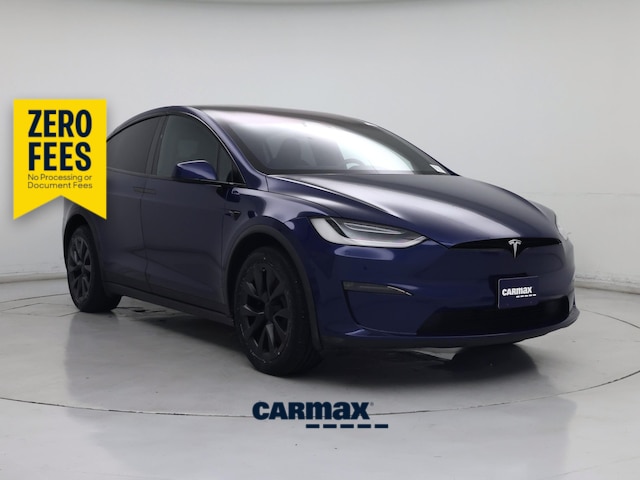 Blue 2022 Tesla Model X SUV / Crossover All-Wheel Drive Automatic
