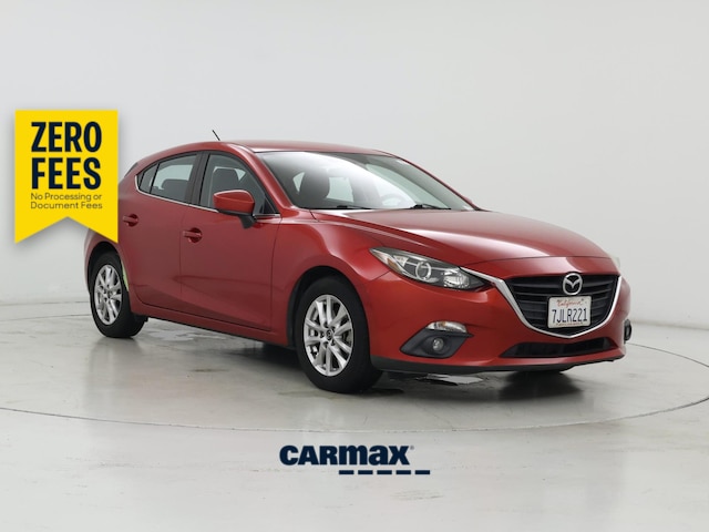 Red 2015 Mazda MAZDA3 Hatchback Front-Wheel Drive Automatic