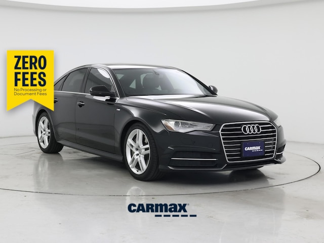 Black 2016 Audi A6 Sedan Front-Wheel Drive Automatic