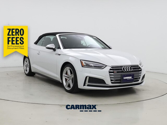 White 2018 Audi S5 Convertible All-Wheel Drive Automatic