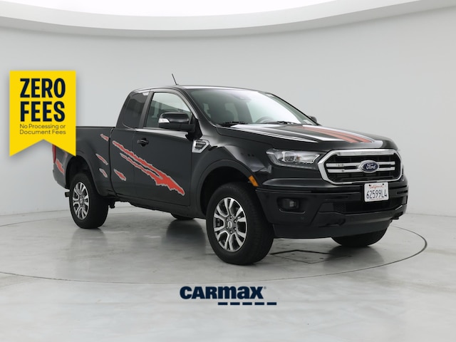 Black 2019 Ford Ranger Pickup Truck Four-Wheel Drive Automatic